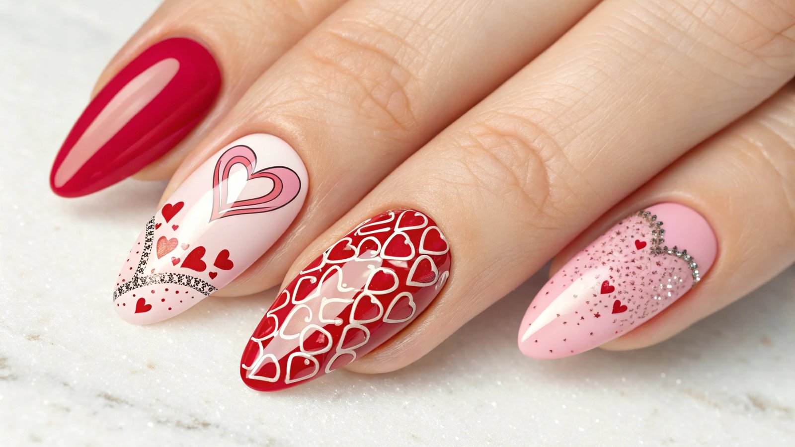 19 Trendy Valentine's Day Nail Art Designs That Will Make Your Hands Sparkle!