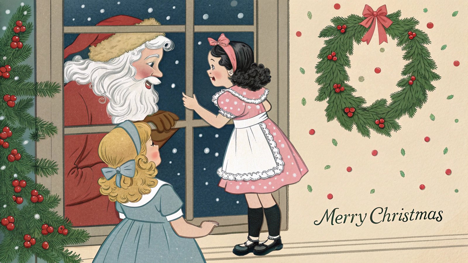 19 Vintage Christmas Paintings