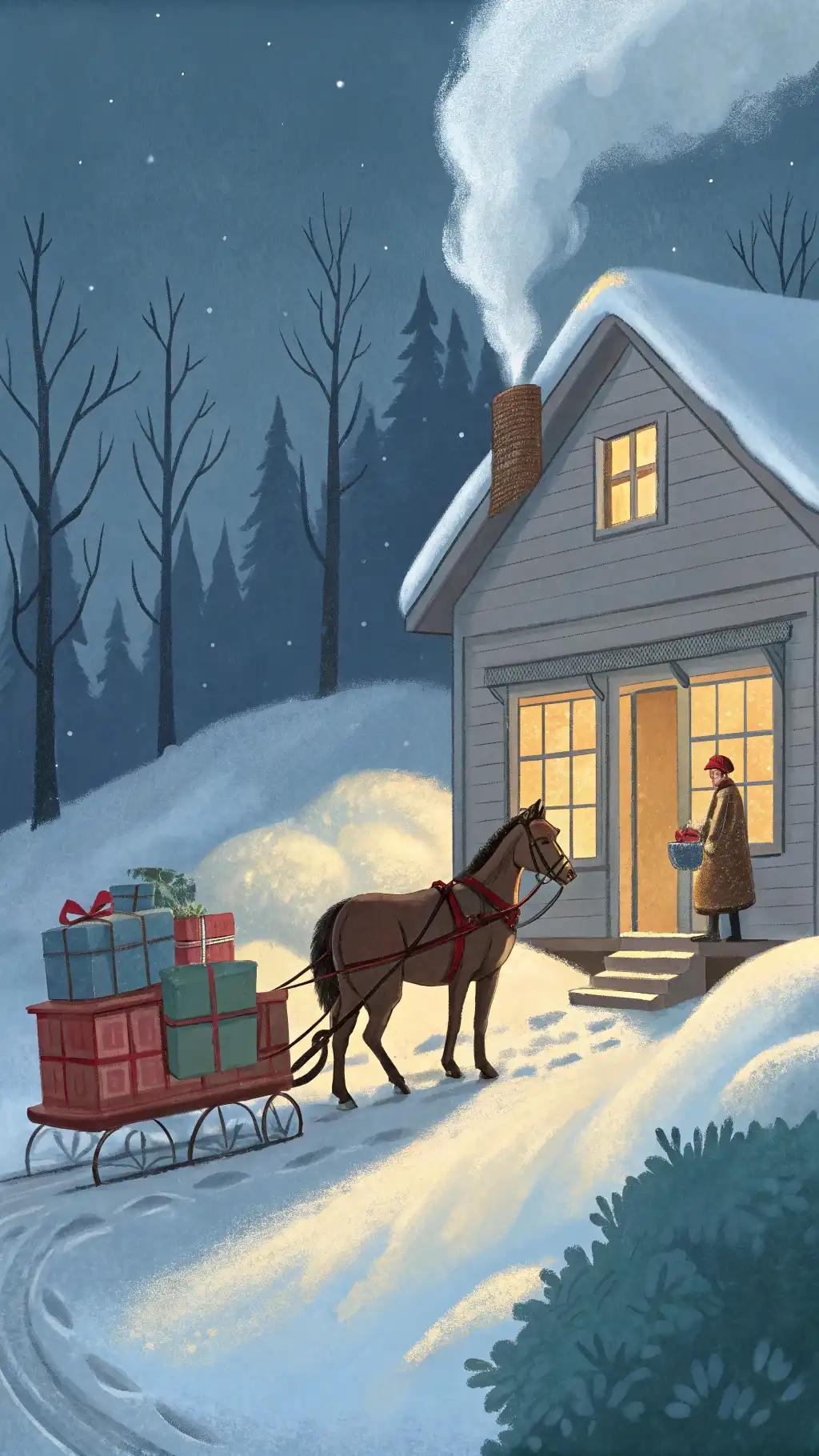 A Snowy Delivery