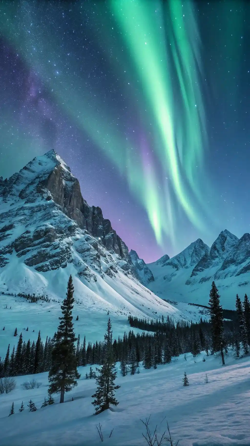 Aurora Mountain Majesty