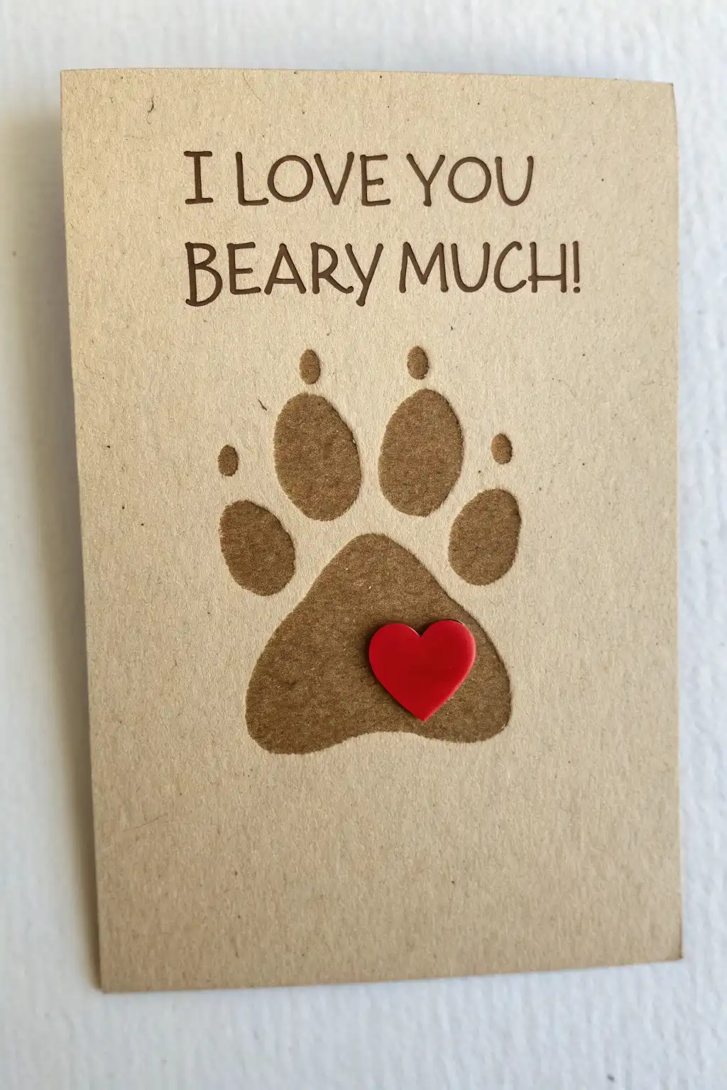 Beary Much Love Card