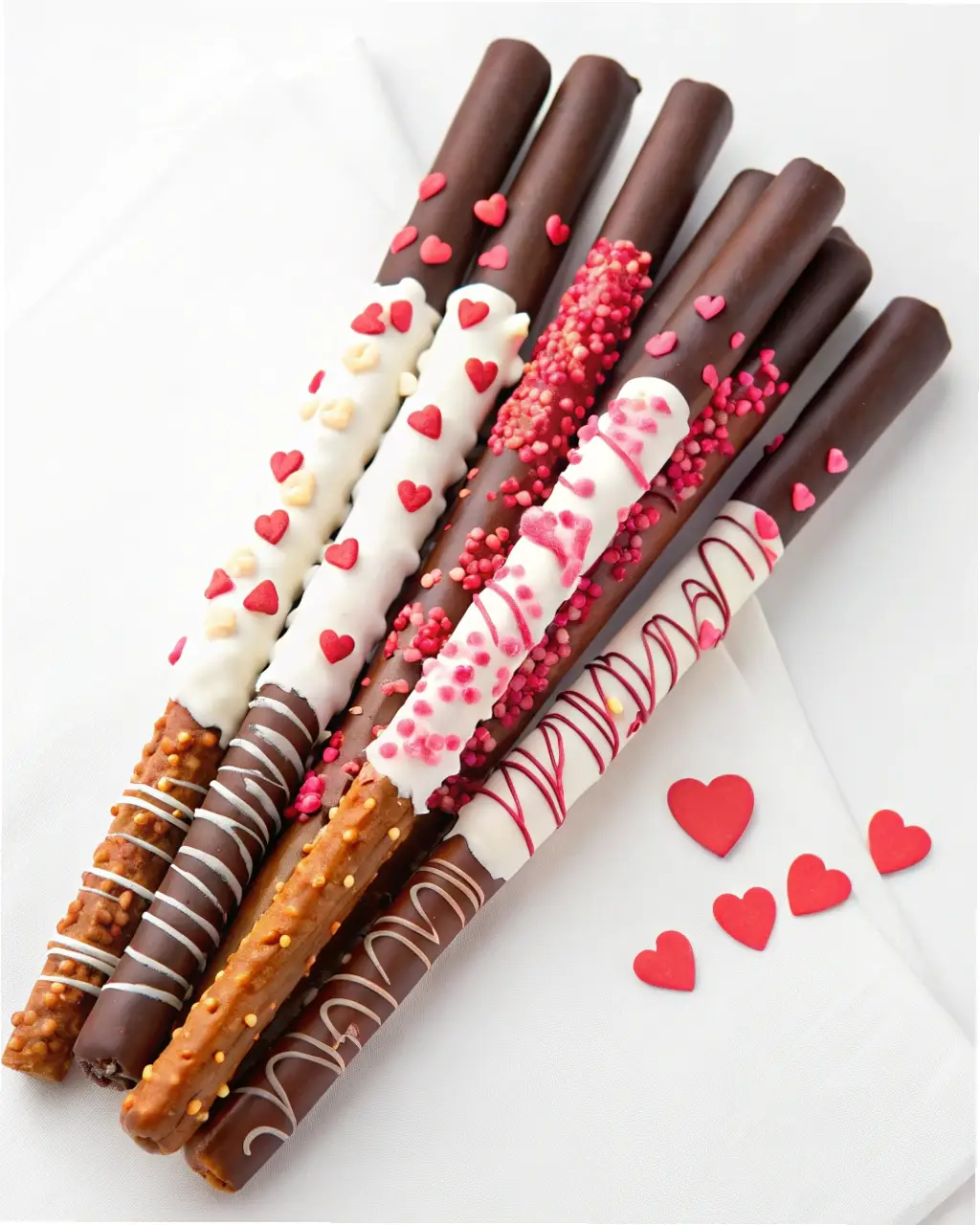 Chocolate Covered Pretzel Love Rods