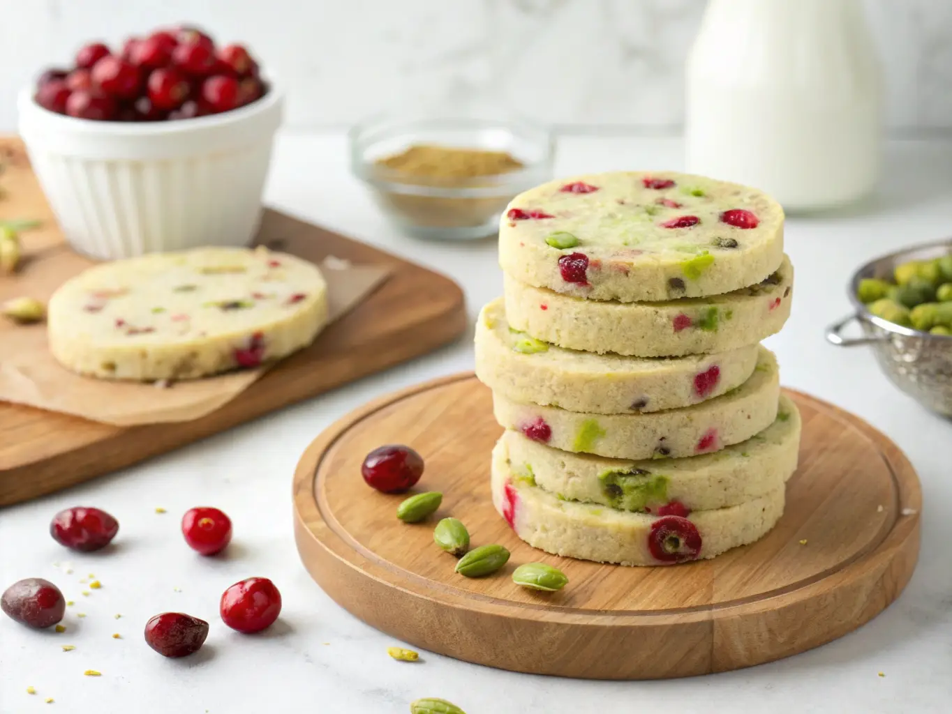 Cranberry Pistachio Rounds