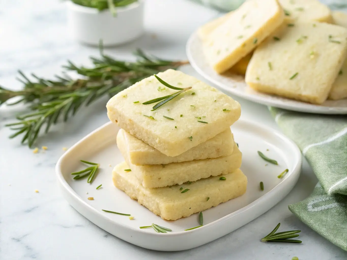 Fragrant Rosemary Shortbread