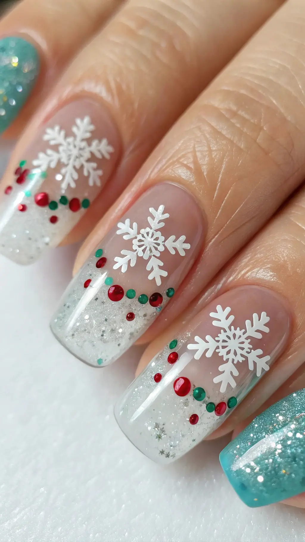 Frosty Snowflakes & Festive Lights