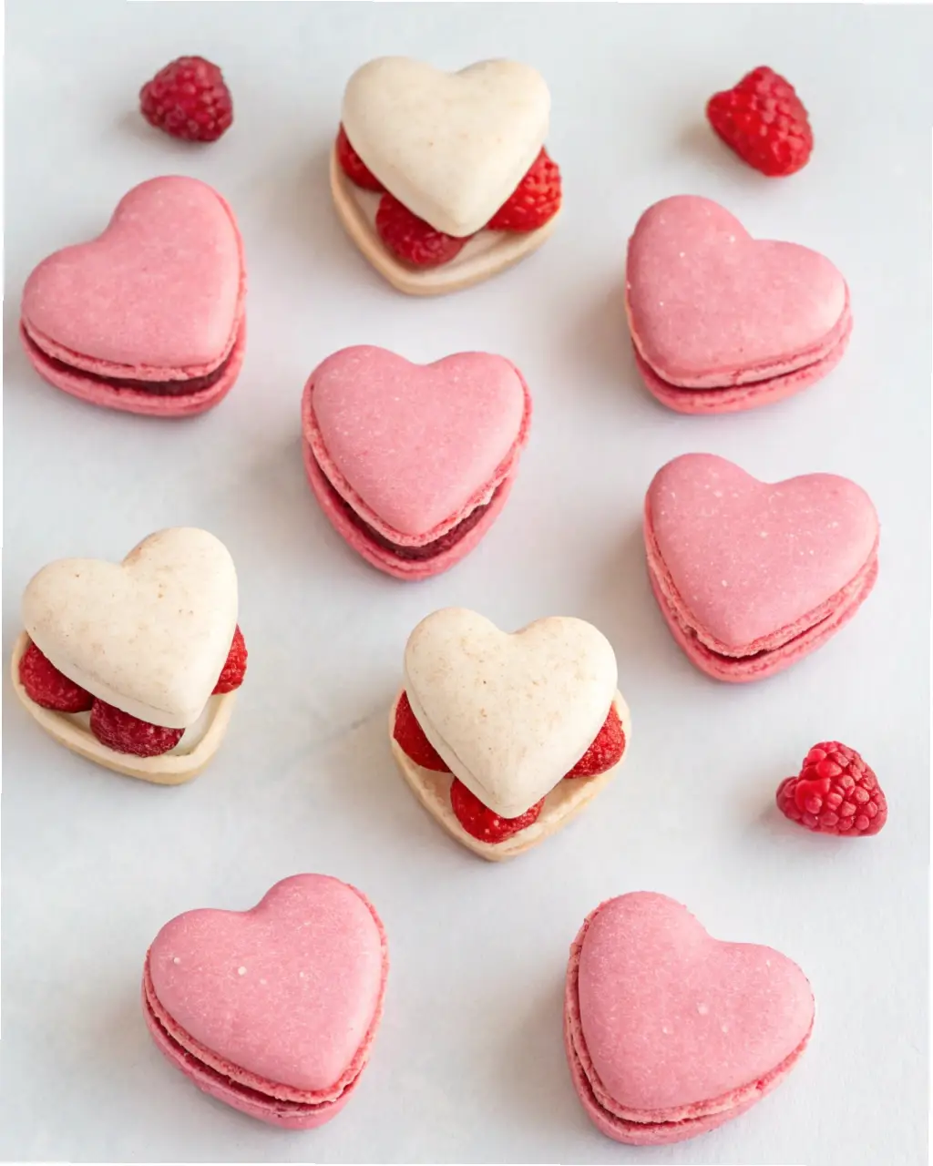Heartfelt Raspberry Macarons