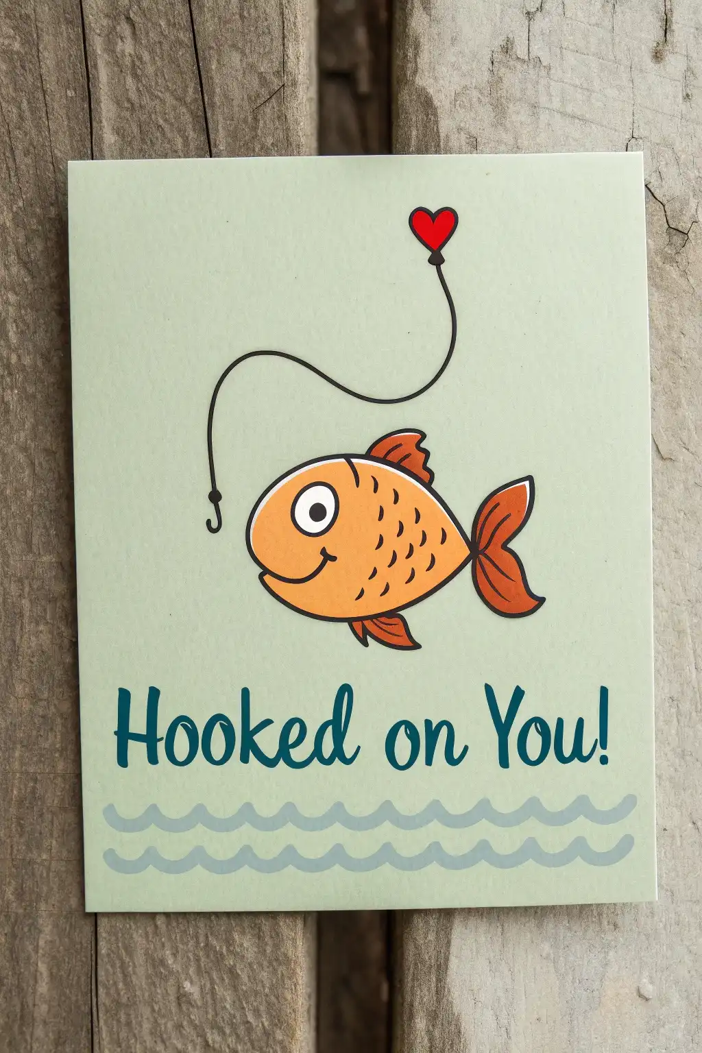 Hooked on You Card