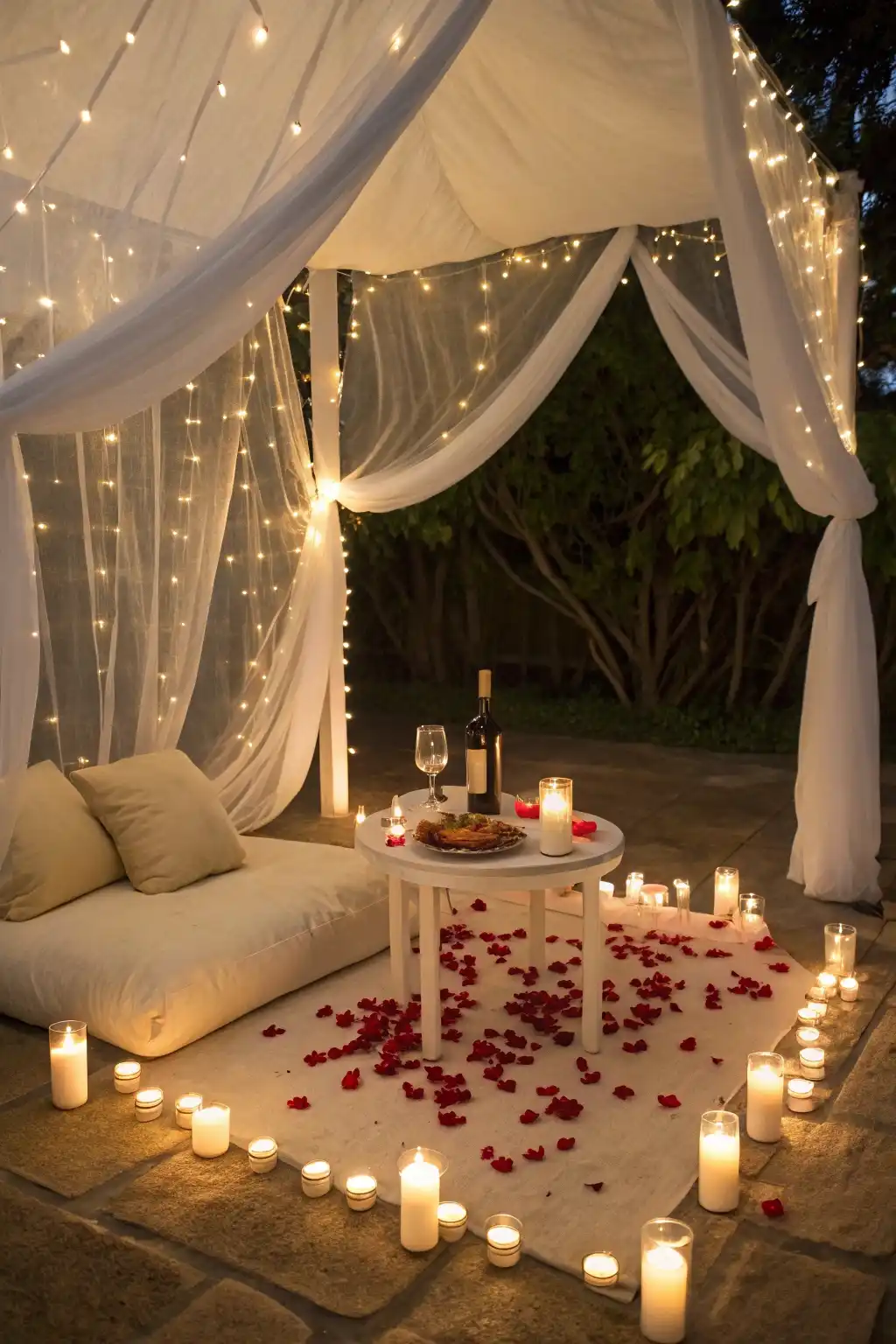 Illuminated Oasis of Romance