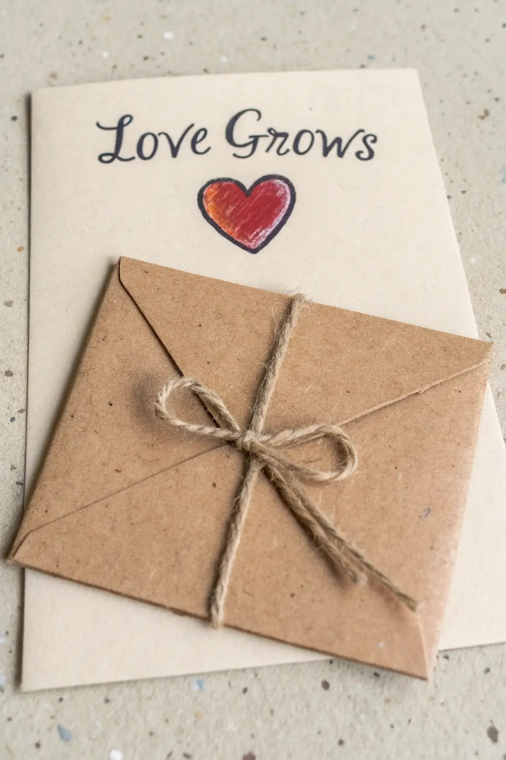 Love Grows Envelope Card
