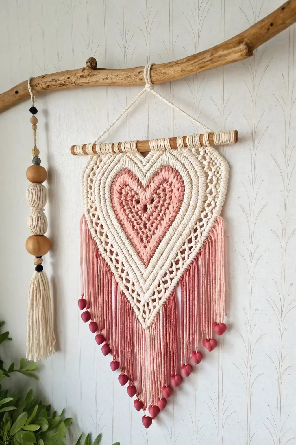 Macrame Heart Wall Hanging