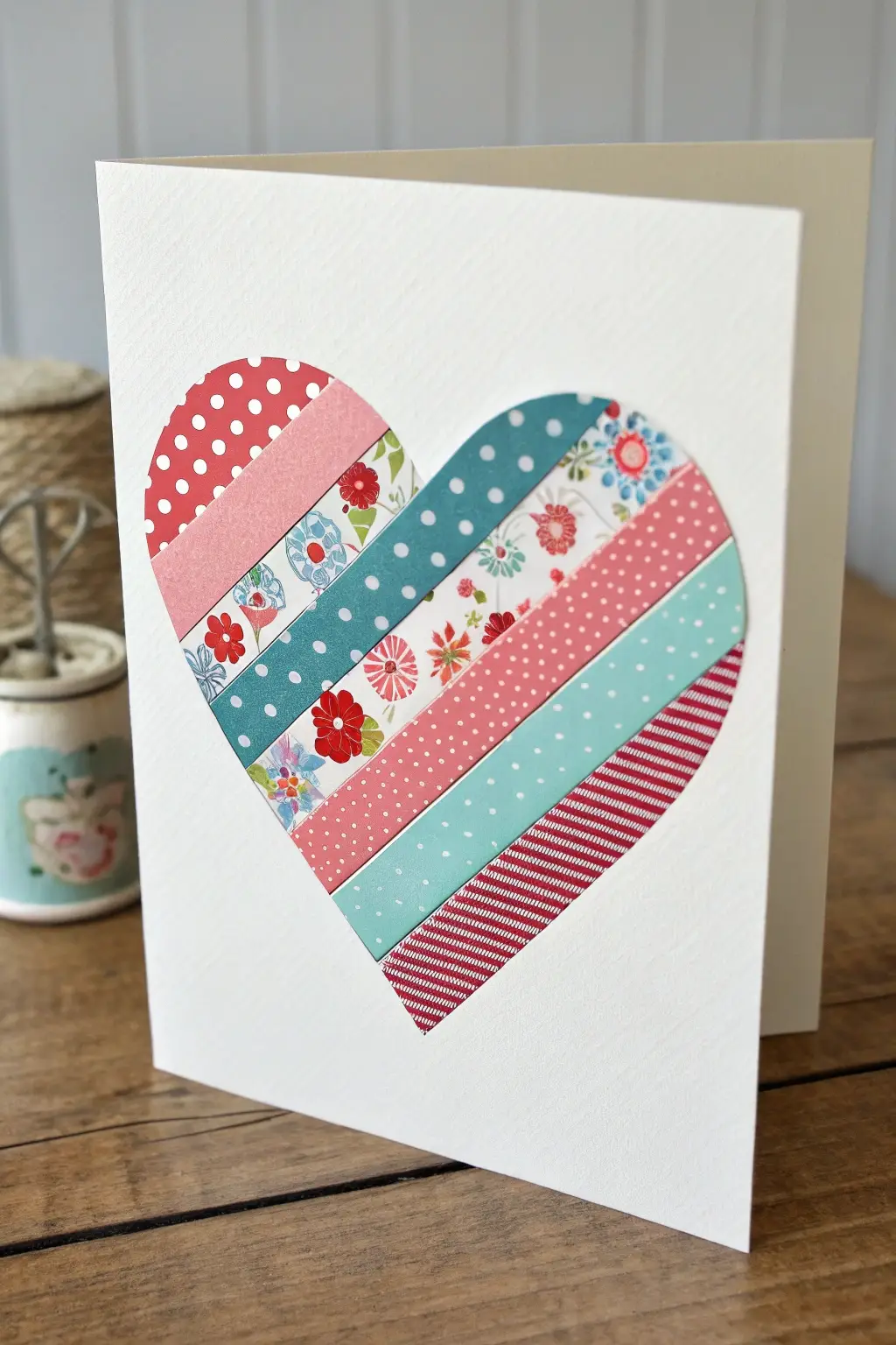 Patchwork Heart Card