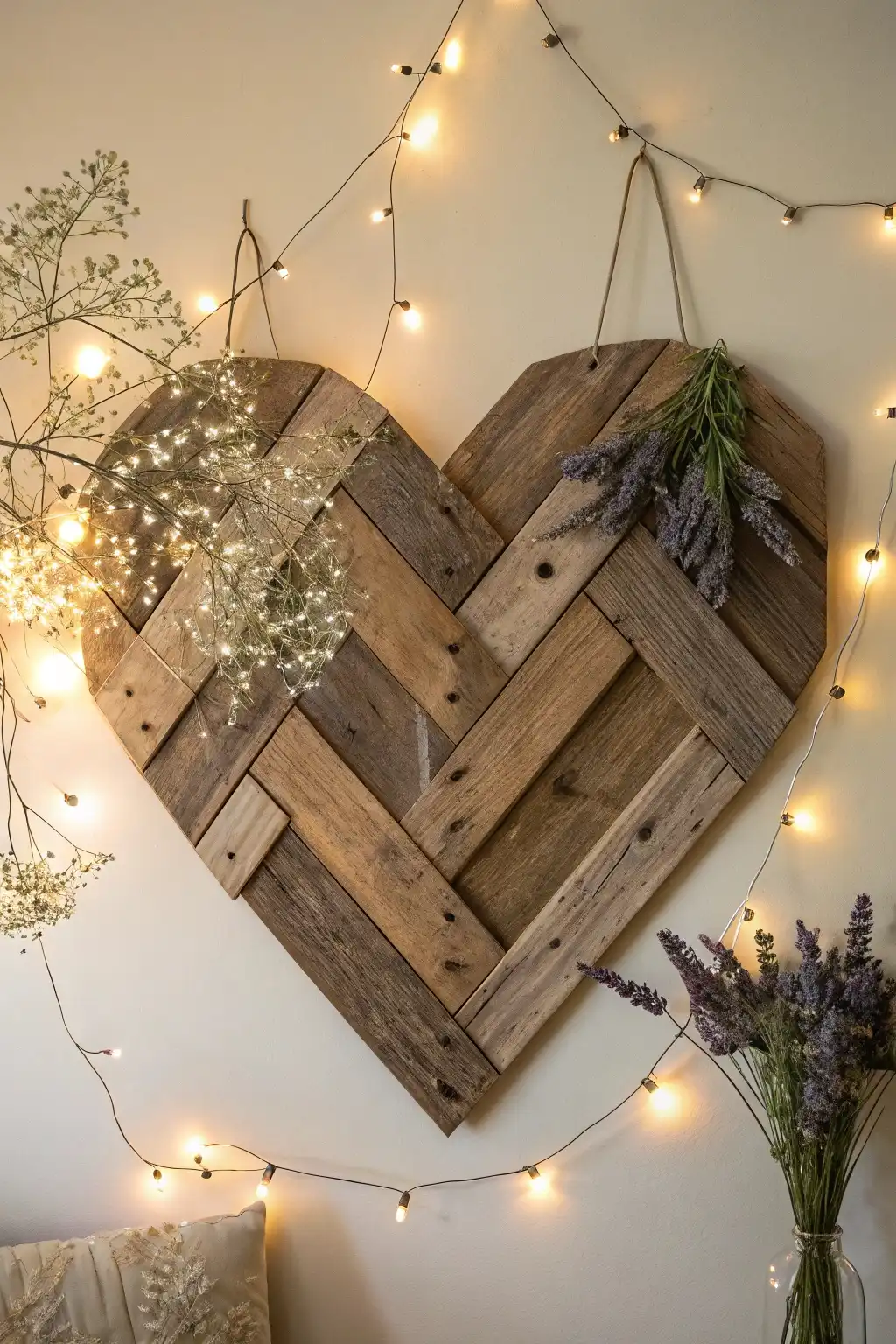 Reclaimed Wood Heart Wall Hanging