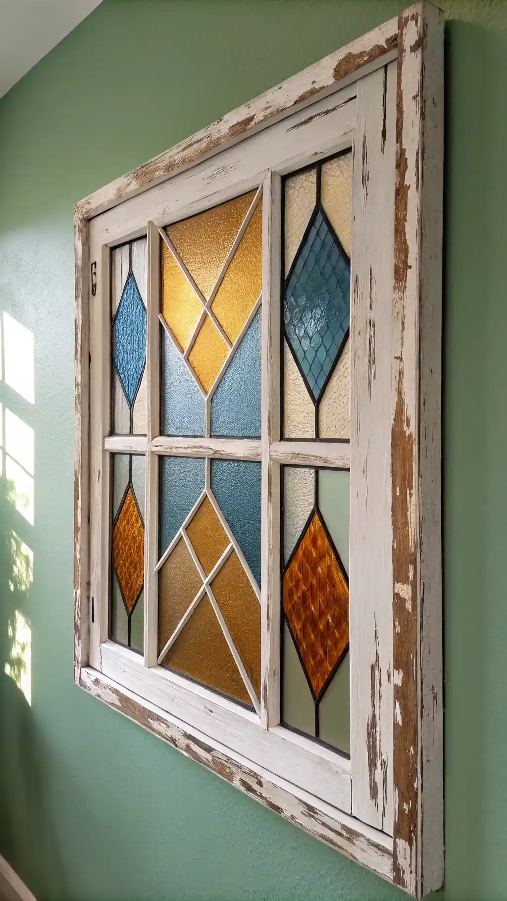 Repurposed Stained Glass Window
