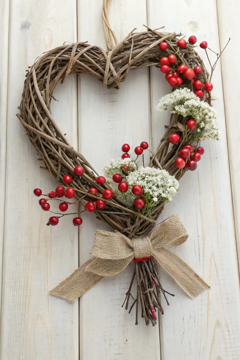 Rustic Heart Wreath