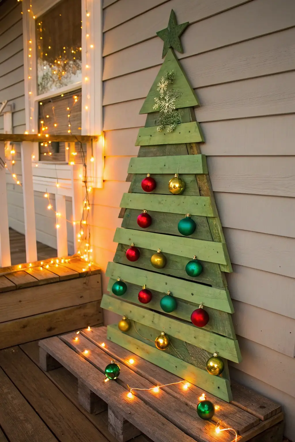 Rustic Pallet Christmas Tree