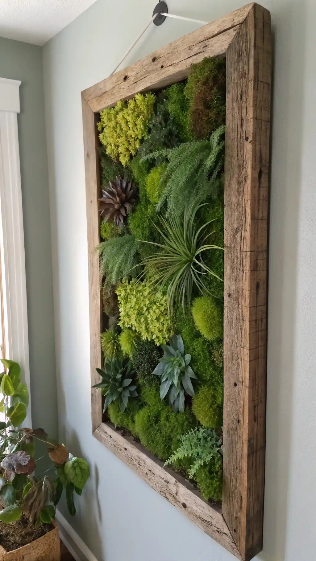 Rustic Vertical Garden Frame