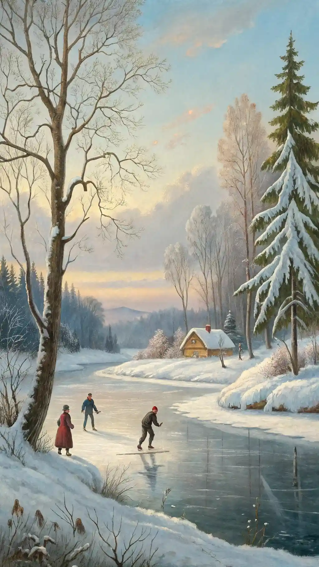Skating on the Frozen Pond
