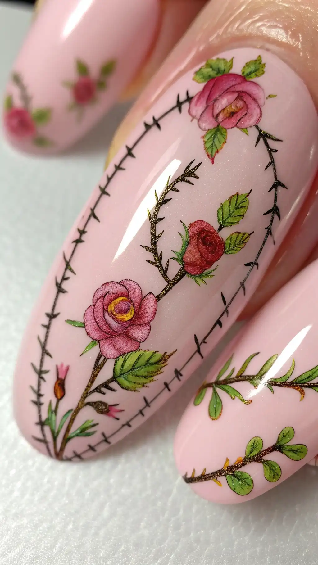 Thorny Rose Embrace