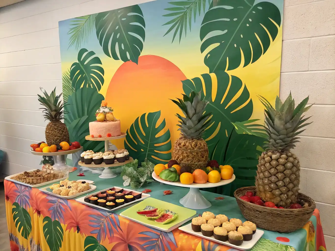 Tropical Paradise Dessert Spread