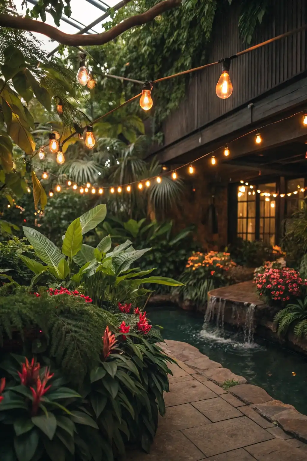 Tropical Twilight Garden