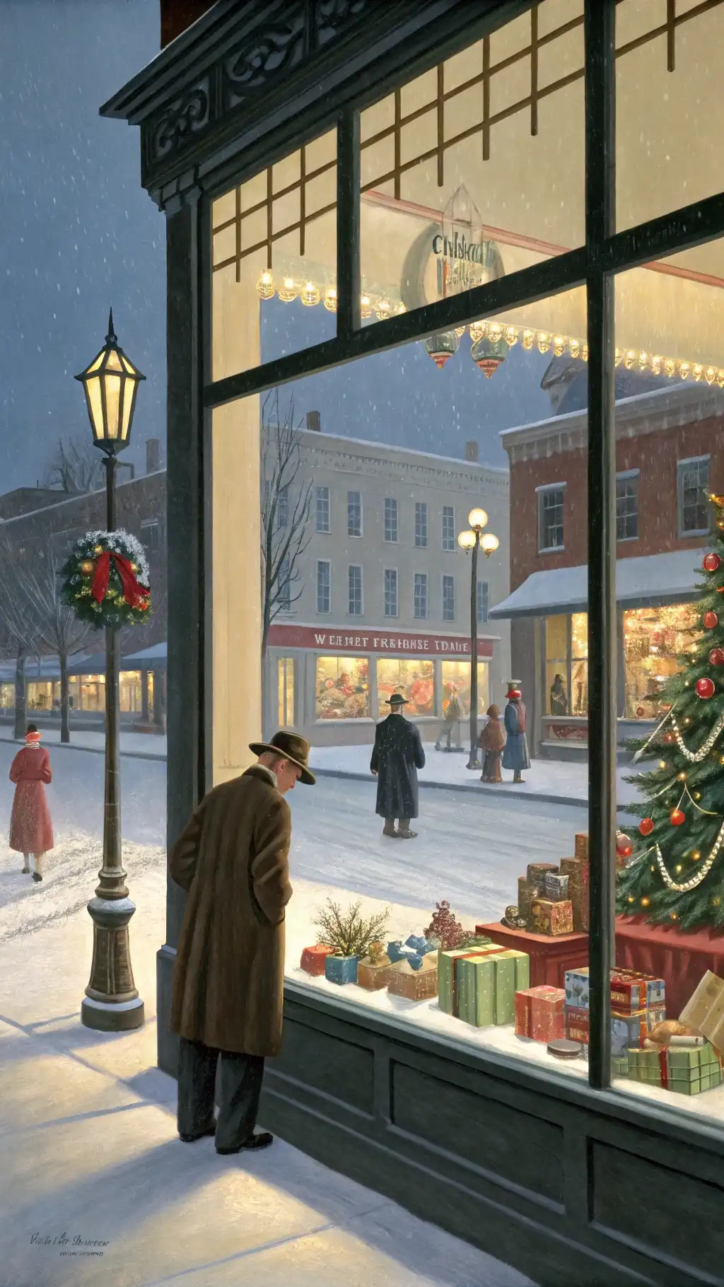 Window Shopping in the Snow