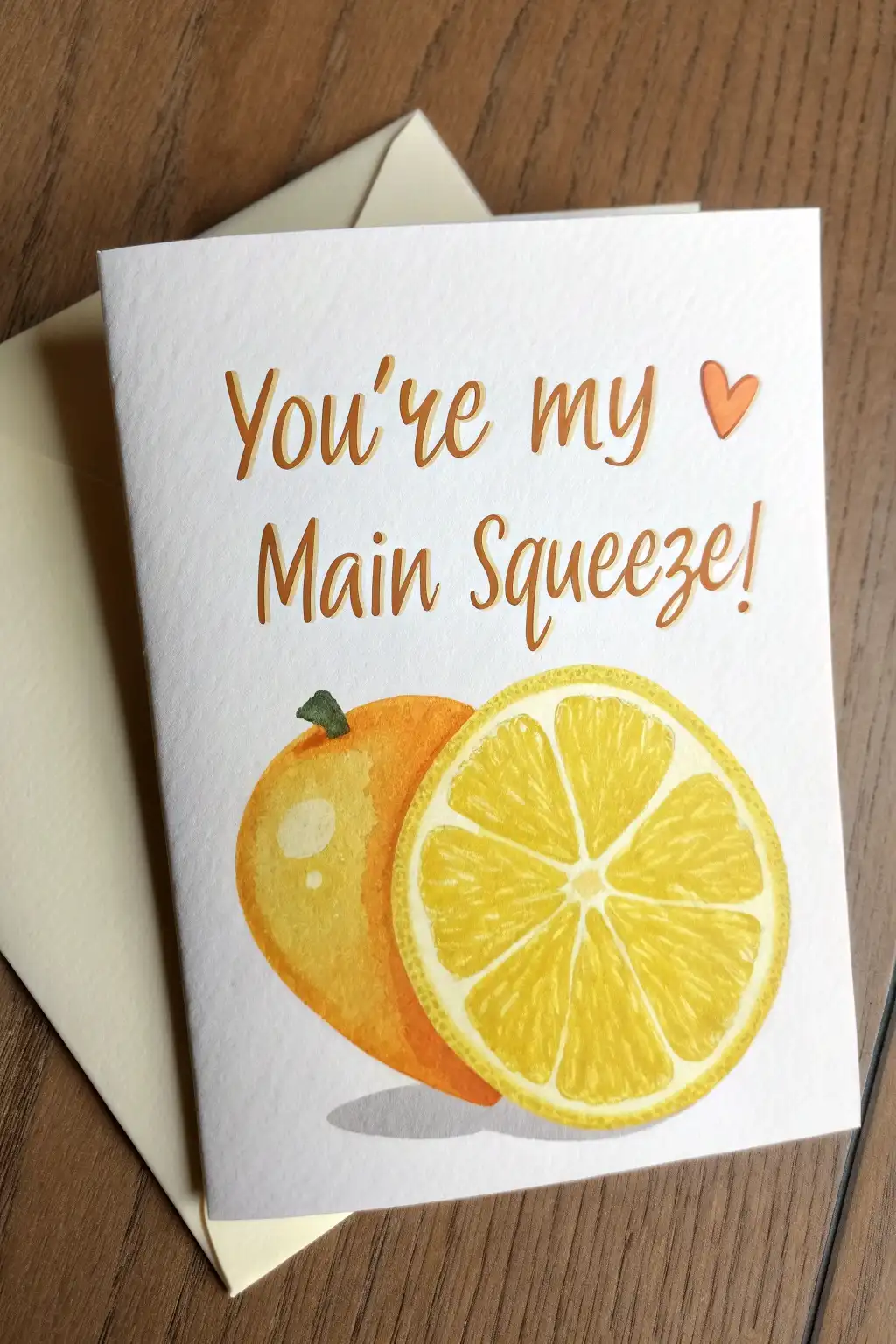 You're My Main Squeeze Card