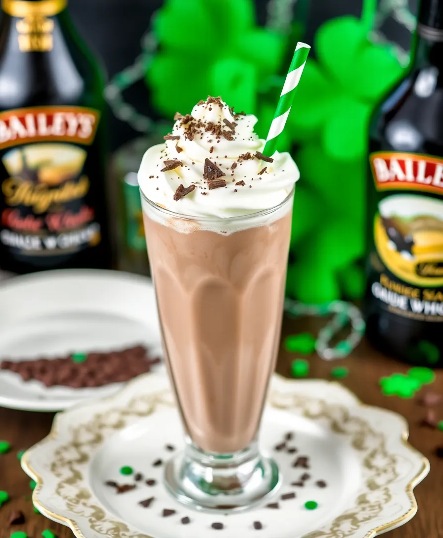 10 Must-Try St. Patrick's Day Drinks That Will Impress Your Friends! - 7. Mint Chocolate Baileys Shake