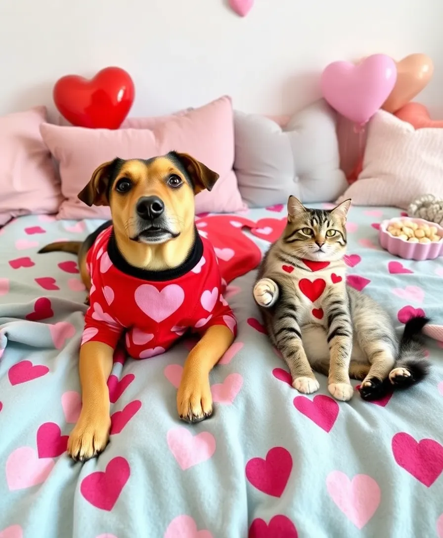 11 Adorable Valentine's Day Ideas for Your Pets That Will Make You Smile (You Won't Believe #9!) - 2. Cozy Valentine's Day Pet Pajamas