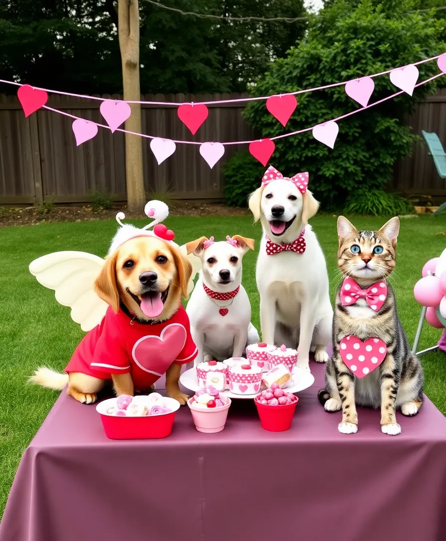 11 Adorable Valentine's Day Ideas for Your Pets That Will Make You Smile (You Won't Believe #9!) - 9. A Valentine’s Day Pet Costume Party