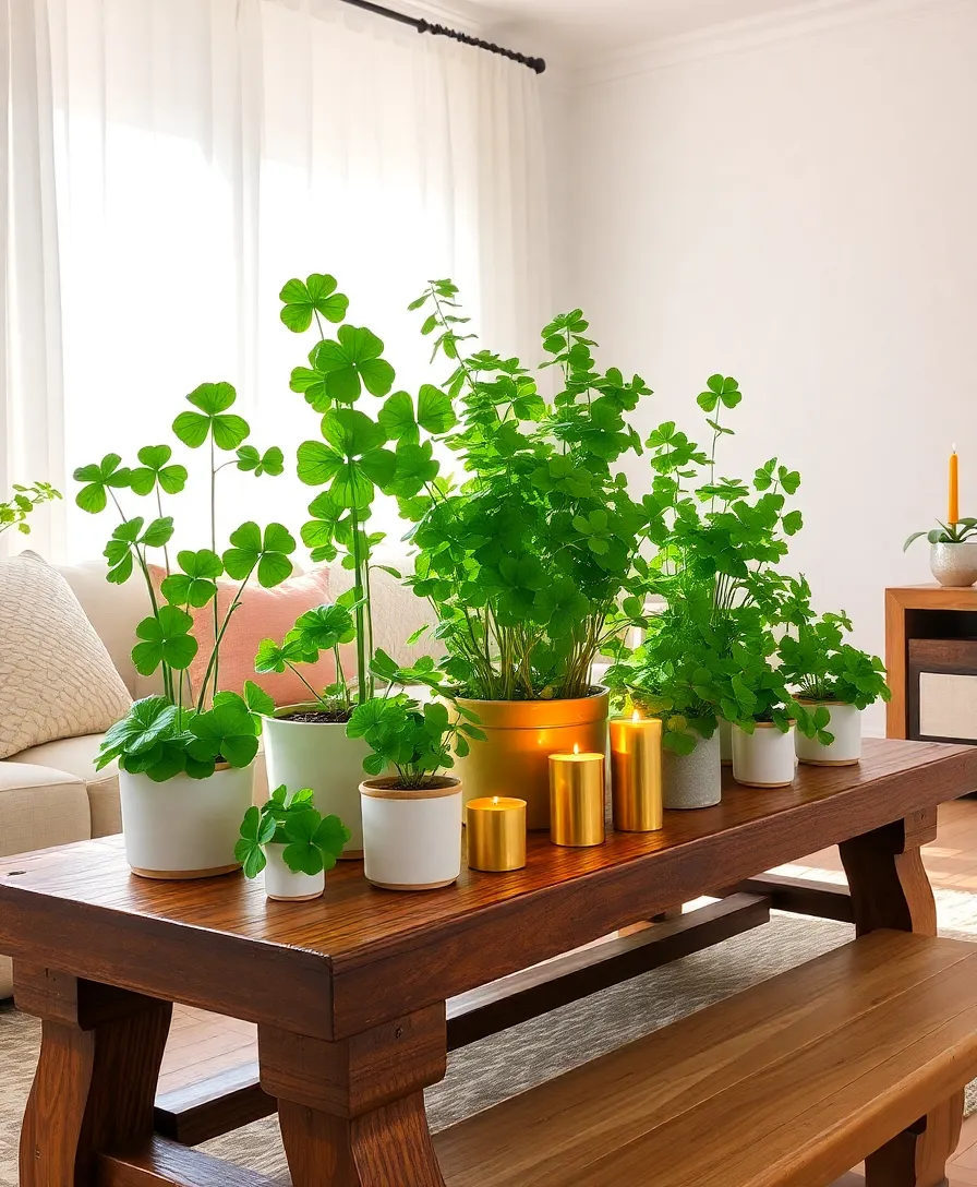 13 Stunning St. Patrick's Day Decorations That Will Transform Your Home Into a Clover Paradise! - 1. Lush Greenery and Shamrocks