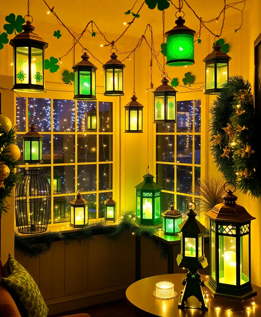 13 Stunning St. Patrick's Day Decorations That Will Transform Your Home Into a Clover Paradise! - 11. Charming Lanterns