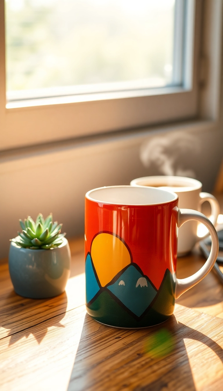 14 Thoughtful Handmade Valentine's Gifts for Him That He'll Treasure Forever! - 2. Hand-Painted Mug