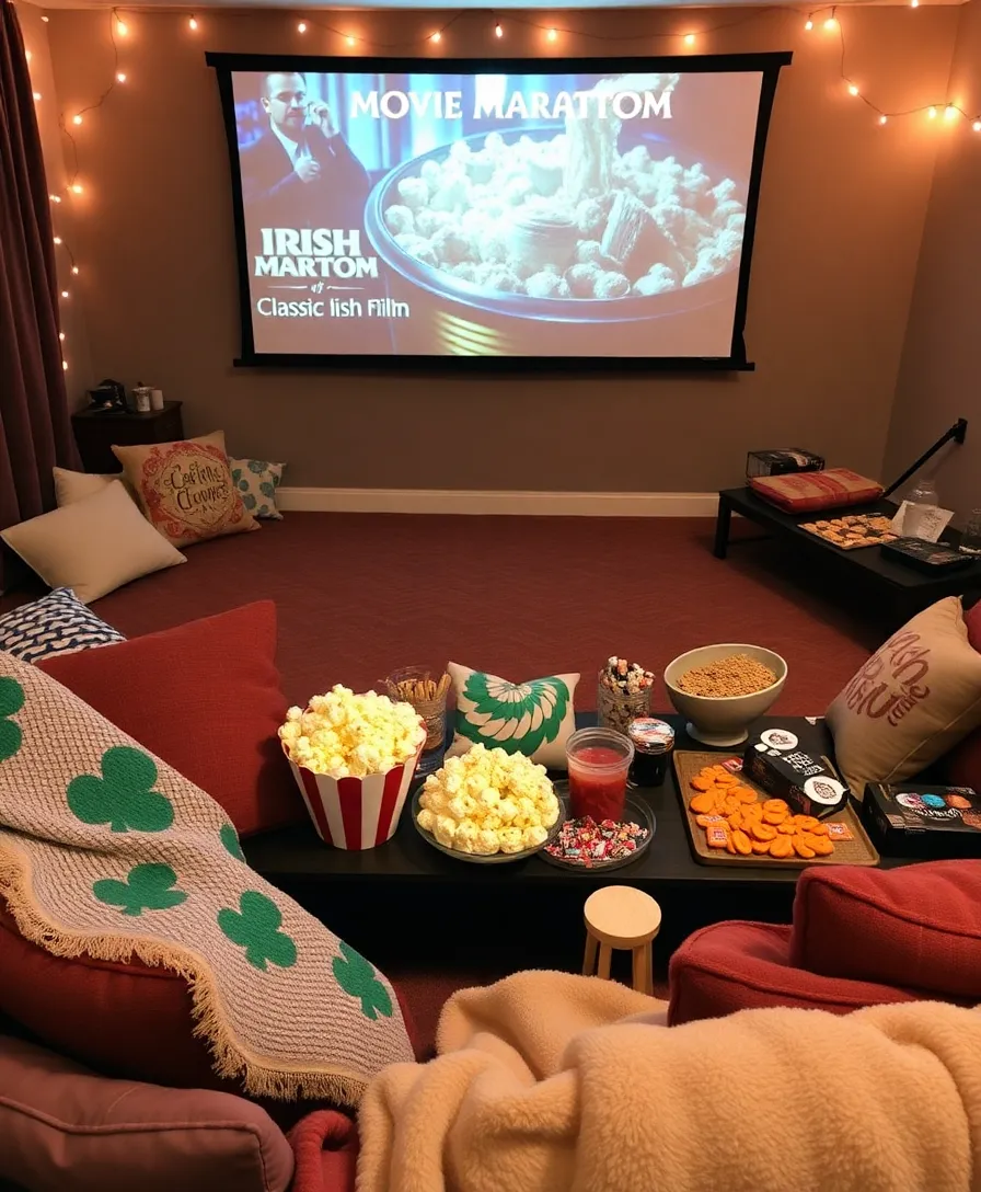 14 Unique St. Patrick's Day Party Themes That Will Wow Your Guests! - 12. St. Patrick’s Day Movie Marathon