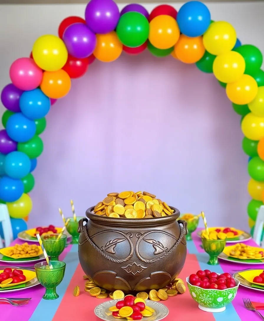 14 Unique St. Patrick's Day Party Themes That Will Wow Your Guests! - 3. Rainbow’s End