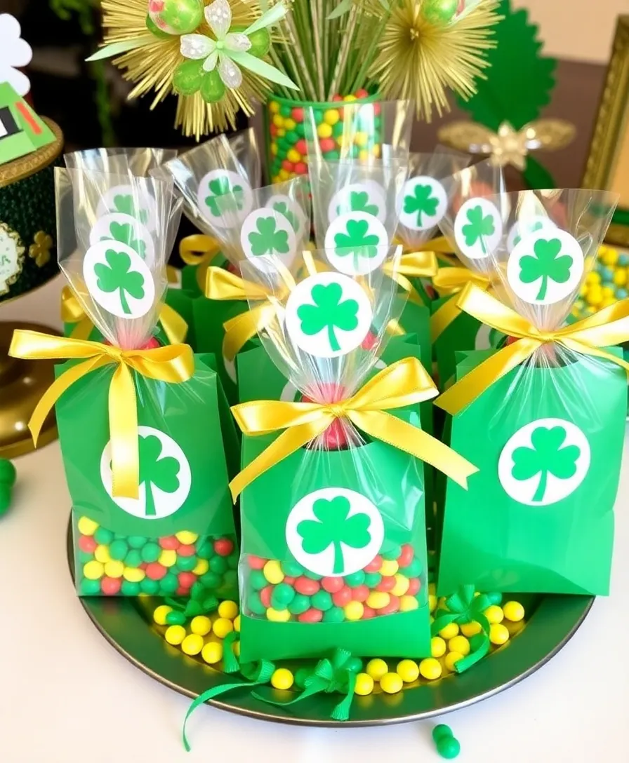 15 DIY St. Patrick's Day Decorations That Are So Easy, You'll Want to Make Them All! (#3 Is a Game-Changer!) - 14. DIY St. Patrick's Day Treat Bags