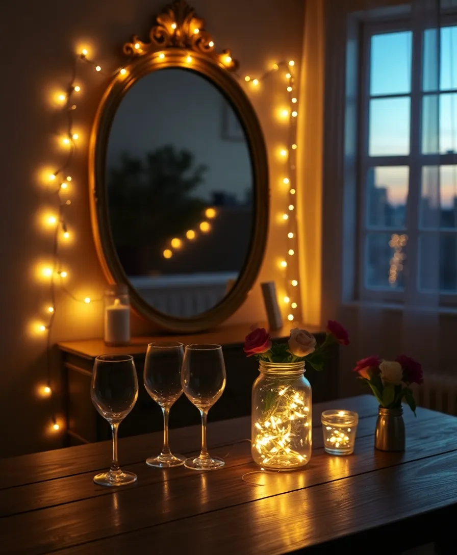 15 Eclectic Decor Ideas That Will Transform Your Home into a Romantic Haven (#5 Is a Must-See!) - 3. Twinkling Fairy Lights