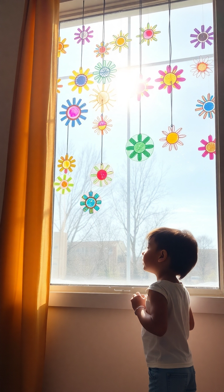 15 Fun Valentine's Day Crafts for Kids That'll Keep Them Busy and Smiling! (Don't Miss #5!) - 7. Valentine’s Day Suncatchers