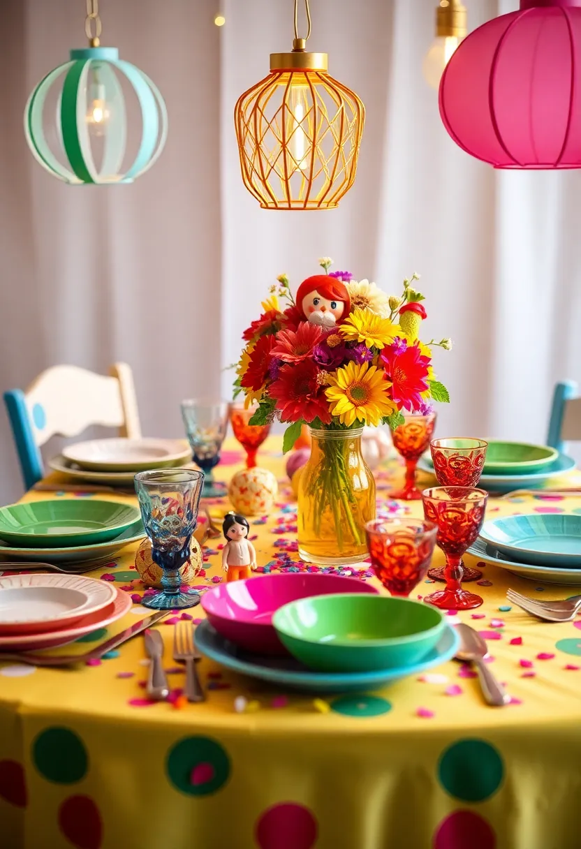 17 Stylish Dinner Party Tablescapes Perfect for Cocktails (Guests Will Rave About #10!) - 7. Whimsical Wonderland