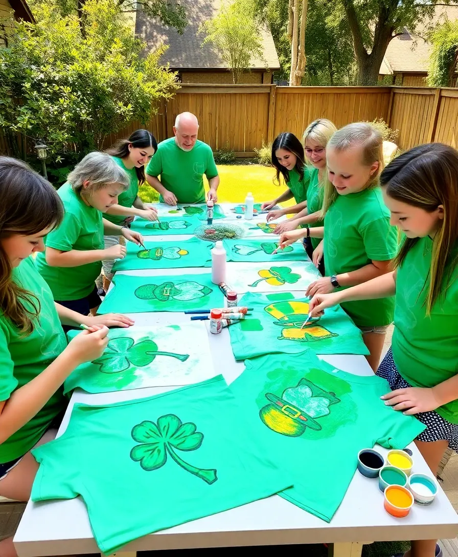 18 Fun St. Patrick's Day Crafts That Will Make You Feel Lucky! - 12. St. Patrick's Day T-shirt Decorating