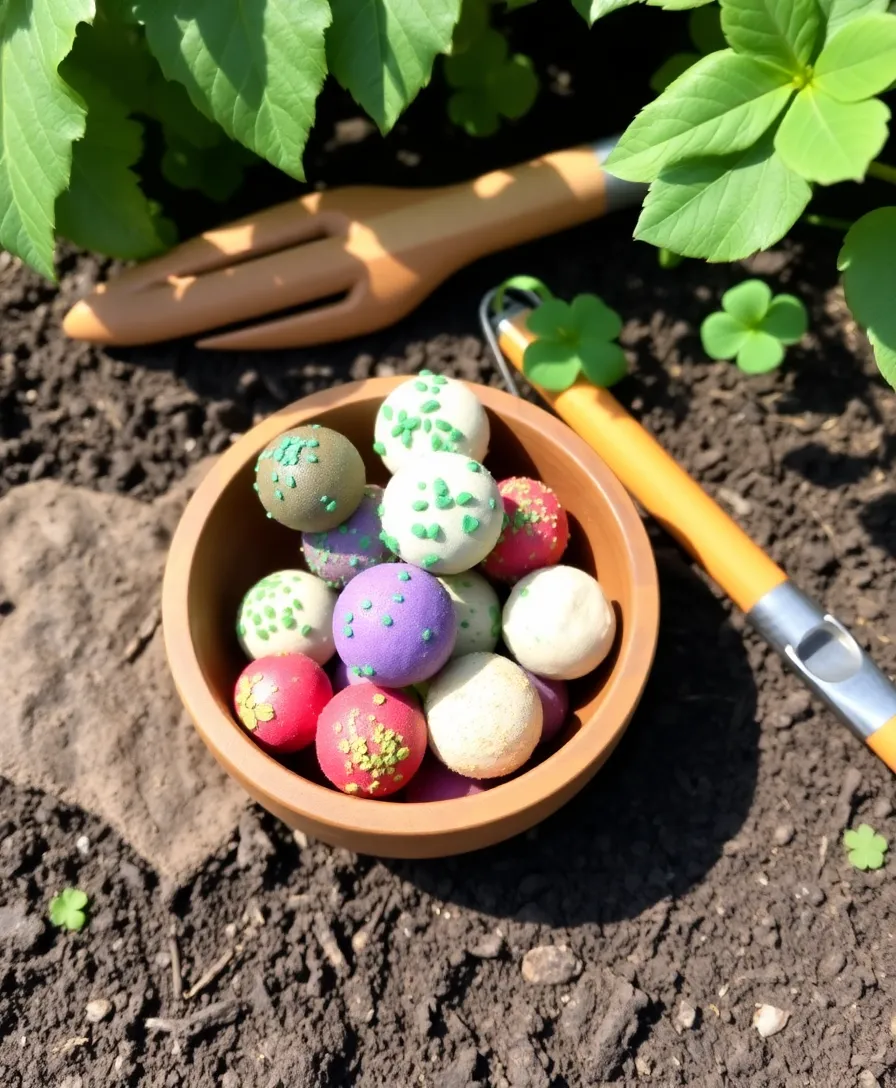 18 Fun St. Patrick's Day Crafts That Will Make You Feel Lucky! - 8. Shamrock Seed Bombs