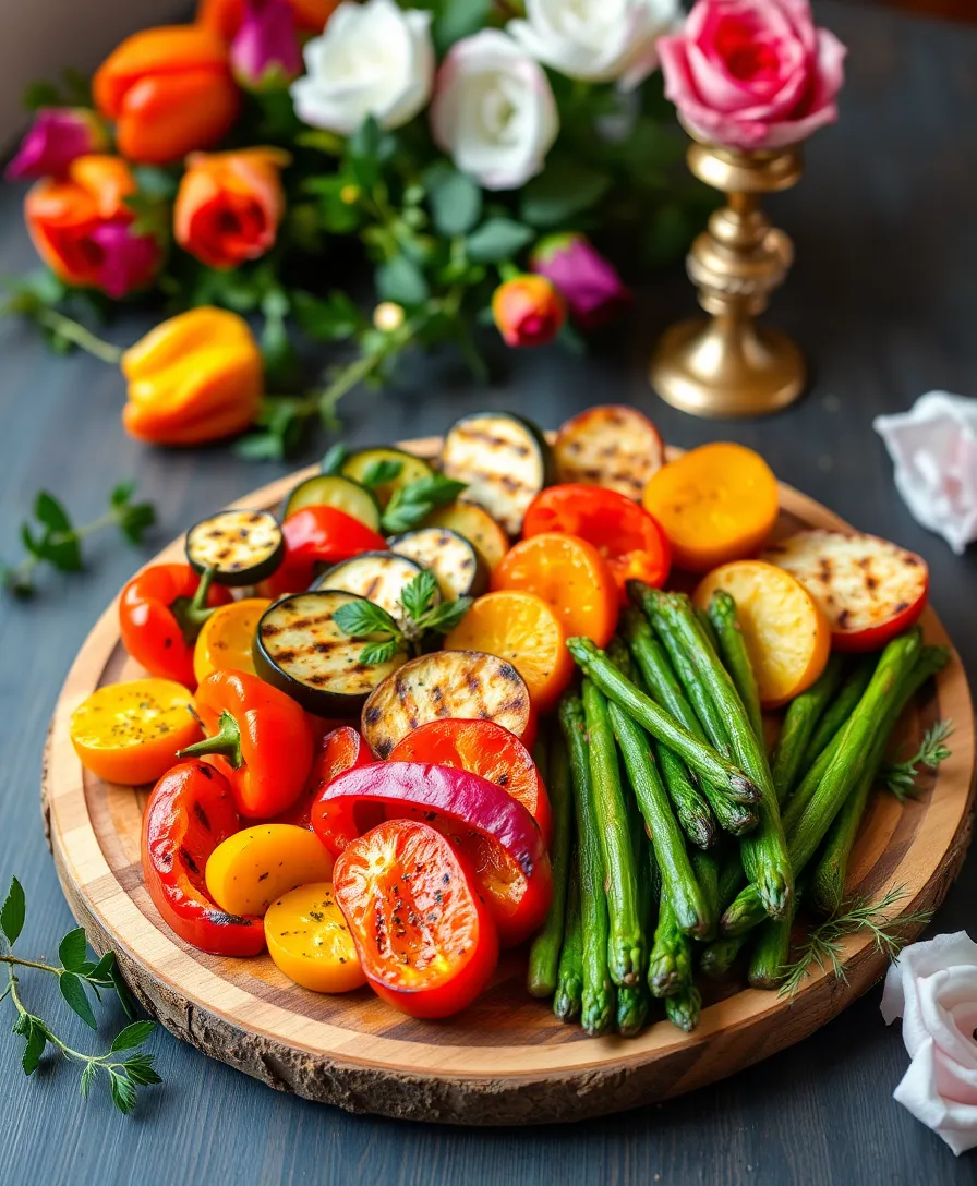 18 Mouth-Watering Valentine's Day Recipes That’ll Impress Your Sweetheart (Even #7 Is Simple!) - 14. Grilled Vegetable Platter