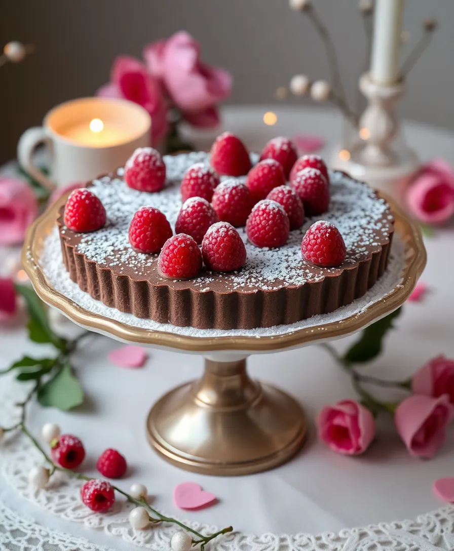 18 Mouth-Watering Valentine's Day Recipes That’ll Impress Your Sweetheart (Even #7 Is Simple!) - 8. Raspberry Chocolate Tart