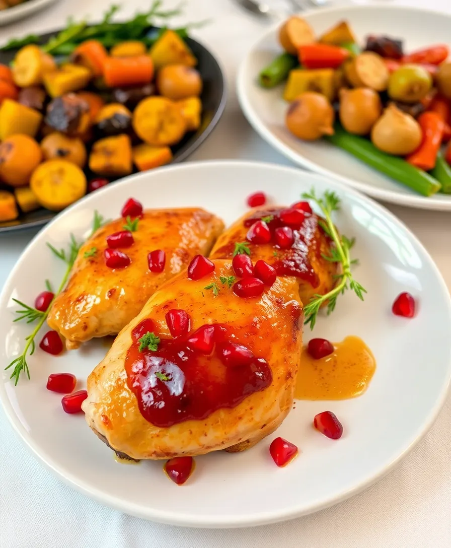 18 Mouth-Watering Valentine's Day Recipes That’ll Impress Your Sweetheart (Even #7 Is Simple!) - 9. Pomegranate Glazed Chicken