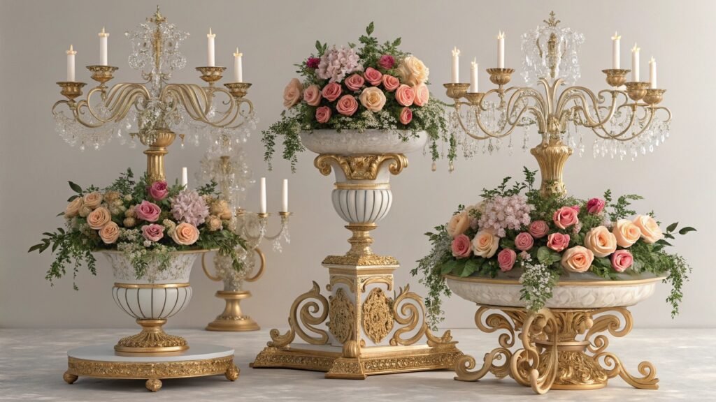 19 Jaw-Dropping Rococo Centerpieces That'll Steal the Show at Your Party!