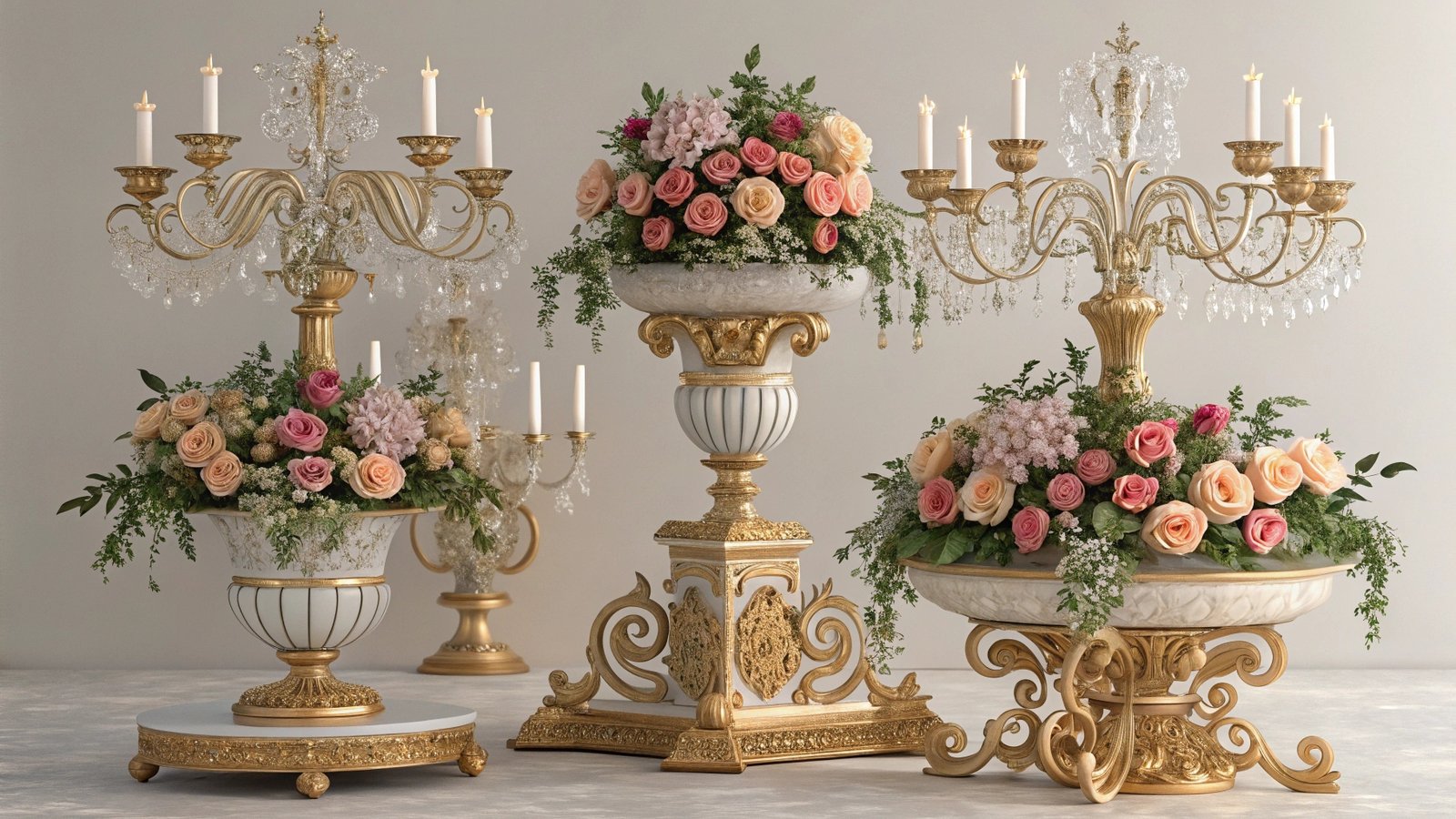 19 Jaw-Dropping Rococo Centerpieces That'll Steal the Show at Your Party!
