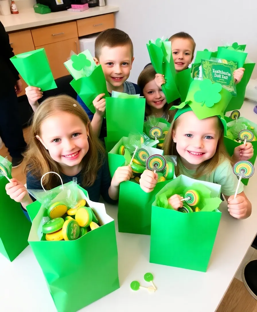 19 St. Patrick's Day Party Ideas for Kids That Will Make Your Celebration Unforgettable! - 15. St. Patrick’s Day Themed Treat Bags