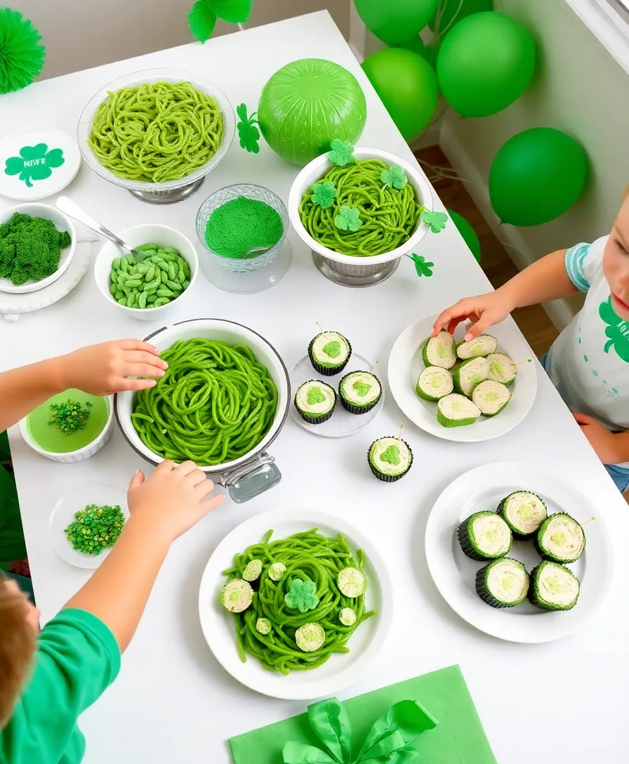 19 St. Patrick's Day Party Ideas for Kids That Will Make Your Celebration Unforgettable! - 4. Green Food Extravaganza