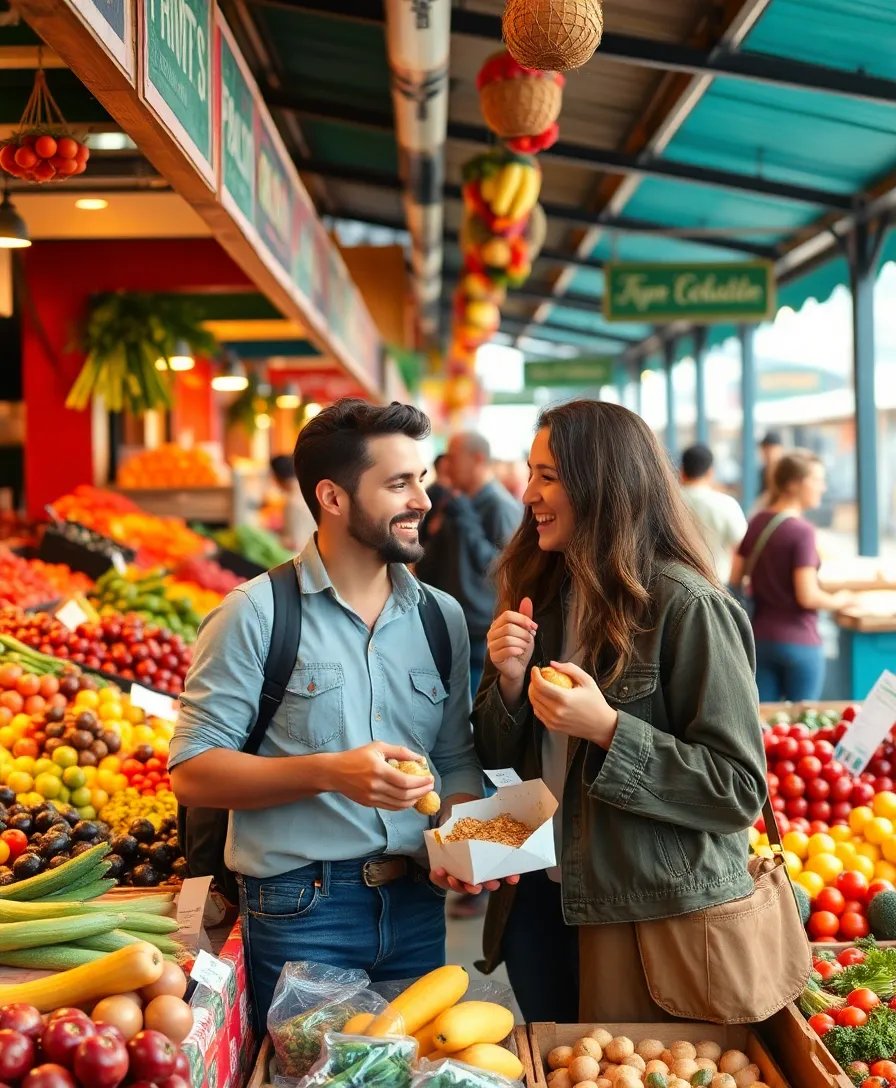 20 Creative Valentine's Day Date Ideas That Will Spark Romance (Forget Dinner and a Movie!) - 16. Visit a Local Farmers Market