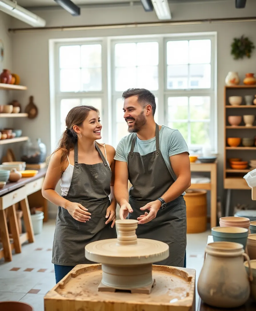 20 Creative Valentine's Day Date Ideas That Will Spark Romance (Forget Dinner and a Movie!) - 2. Pottery Class for Two