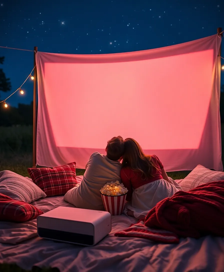 20 Creative Valentine's Day Date Ideas That Will Spark Romance (Forget Dinner and a Movie!) - 5. Movie Night Under the Stars